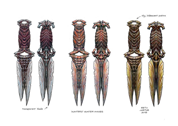 'Hunters' Alien Knives